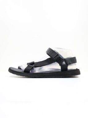 Teva Original Universal Black Polyester Lightweight Flat Sandals - Women's 10
